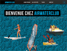 Tablet Screenshot of airwaterclub.com